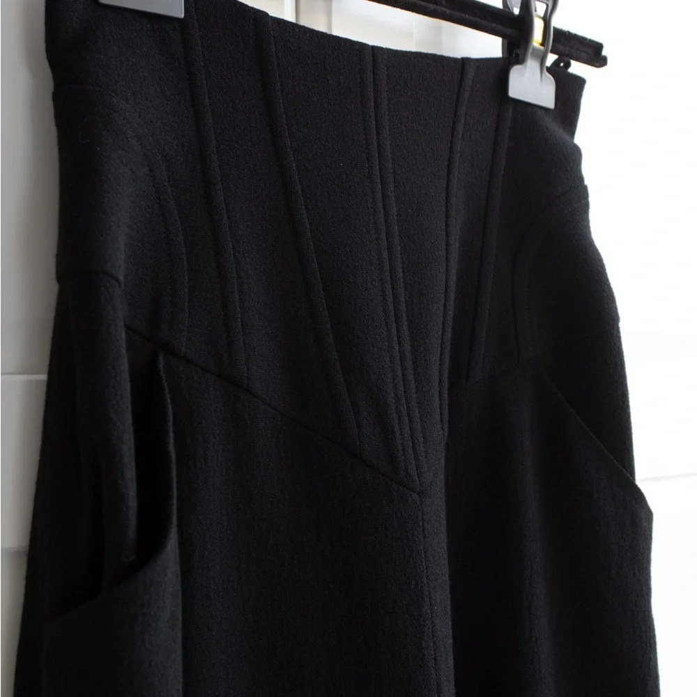 Iconic Chanel Vintage S/S 1995 Barbie Cropped Red Black 95P Jacket Skirt Suit - Picture 14 of 17